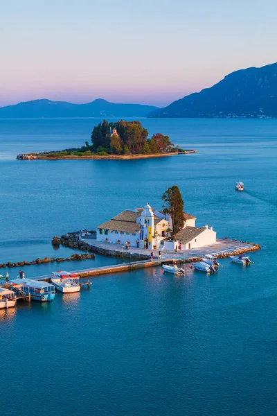 Mosteiro ortodoxo de Vlacherna, Corfu — Fotografia de Stock