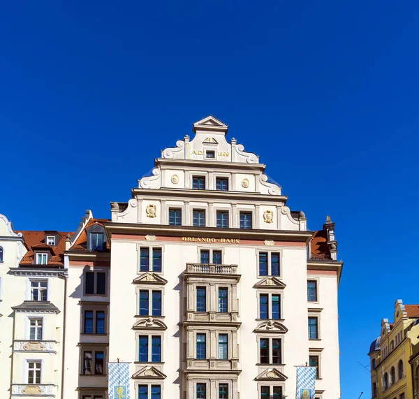 Fachada de la casa de Orlando, Munich, Baviera — Foto de Stock