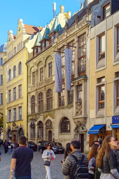步行交通在慕尼黑城市 — 图库照片