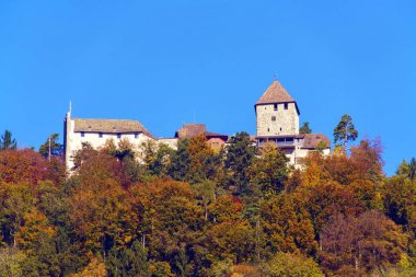Kalenin Hohenklingen yakınındaki Stein am Rhein, Schaffhausen, Switz