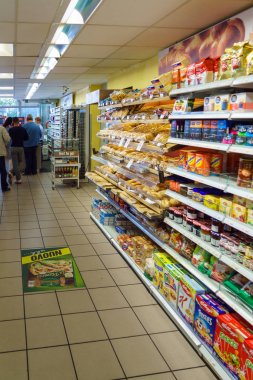 Geneva, İsviçre - 18 Ekim 2017: Küçük bir iç 