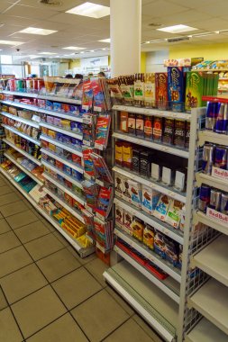 Geneva, İsviçre - 18 Ekim 2017: Küçük bir iç 