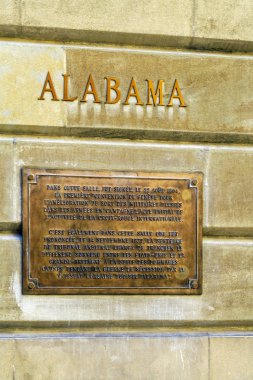 Geneva, İsviçre - 18 Ekim 2017: Alabama odası, nerede gen