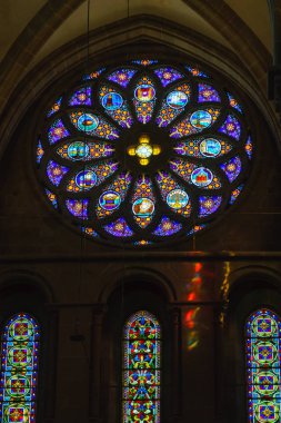 Geneva, İsviçre - 18 Ekim 2017: İç St Pierre c