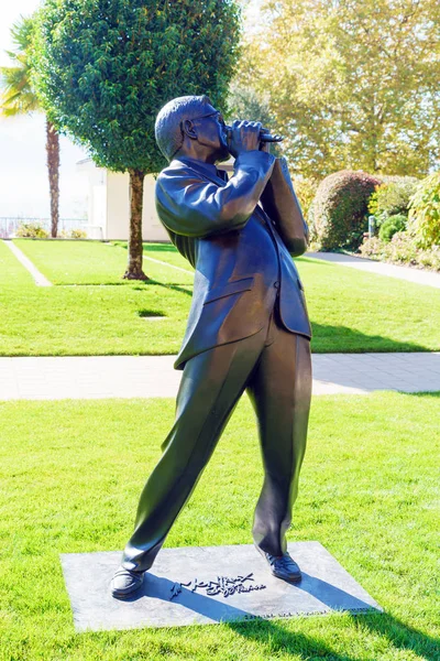 Montreux, Suiza - 18 de octubre de 2017: Monumento a Claude Nob — Foto de Stock