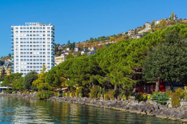 Montreux, İsviçre - 18 Ekim 2017: Eurotel cephe