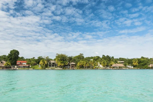 Caribbean lagoon Bacalar — Stock Photo, Image