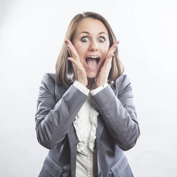 Beautiful young businesswoman — Stock Photo, Image