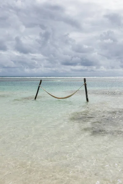 在尤卡坦半岛的海域里的吊床 — 图库照片