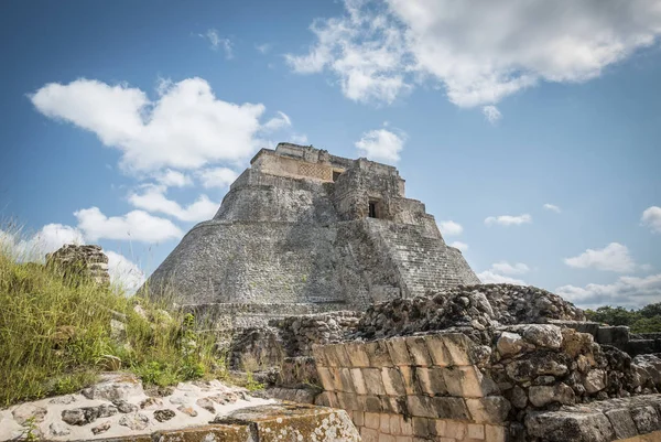 Uxmal arkeologiska platsen — Stockfoto