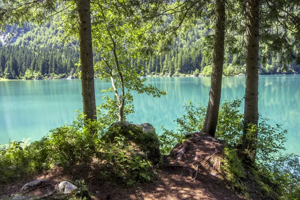 Krásné horské jezero — Stock fotografie