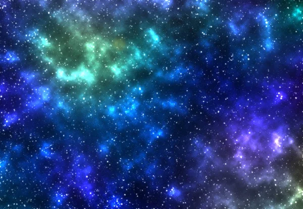 Звездное небо из тумана Стоковая Картинка