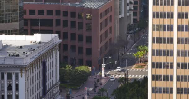 Vista panorámica de Broadway en San Diego — Vídeo de stock