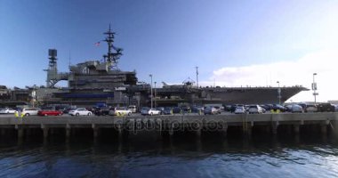 Profil San Diego koyunda demirledi Shot Uss Midway müze kurulması