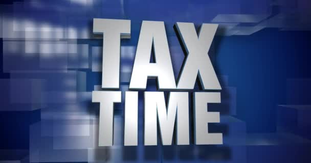 Dynamic Tax Time Titre Transition and Background Plate — Video