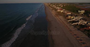 Erken sabah atış Topsail Island hava kurulması yükselen