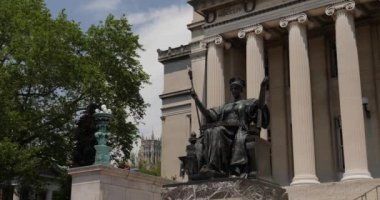 Gün atış Columbia Üniversitesi Kampüs kurulması