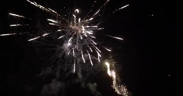 Slow Motion 4K Grand Finale Fogos de Artifício Show PT 2 de 2 — Vídeo de Stock