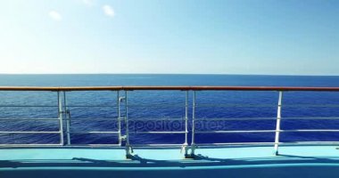Cruise üzerinde seyir yürüyen kurulması atış gemi okyanus, Korkuluk