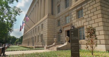 Gün dış Dc Herbert Hoover binasına görüntüsünü oluşturma