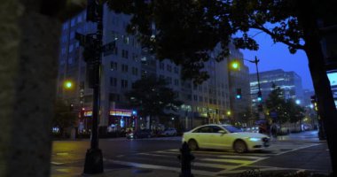 Gece yağmur fırtınası Hits şehir Washington Dc