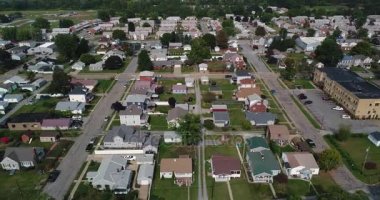 Yüksek açı hava atış tipik Pennsylvania mahalle kurulması