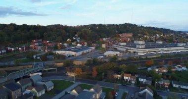 Alacakaranlıkta hava atış Pittsburgh Allegheny bölgesinin kurulması