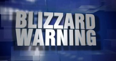 Dinamik Blizzard uyarı haber geçiş ve başlık sayfası arka plaka