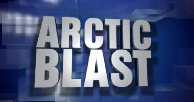 Dinamik Arctic Blast haber geçiş ve başlık sayfası arka plaka