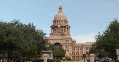 Gün dış Austin'de Texas devlet Capitol kubbe görüntüsünü oluşturma
