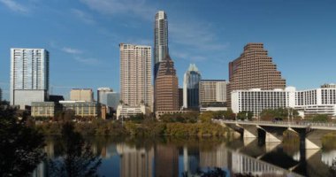 Öğleden sonra Dış statik Austin Skyline görüntüsünü oluşturma