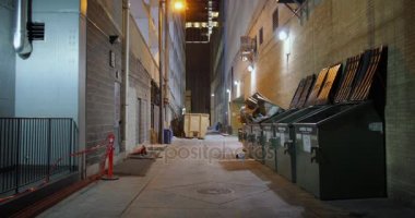 Statik gece Alleyway Austin şehir görüntüsünü oluşturma