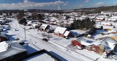 Pas kemer Mahallesi ön hava kış görünümünü yükselen