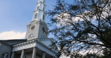 Bağımsız Presbiteryen Kilisesi Savannah Steeple gün dış