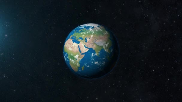 地球变焦到北非 — 图库视频影像