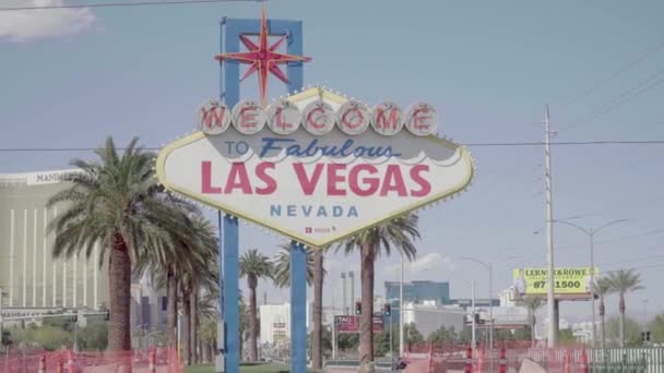 Las Vegas Circa April 2020 Ein Tag Dem Das Leere — Stockvideo