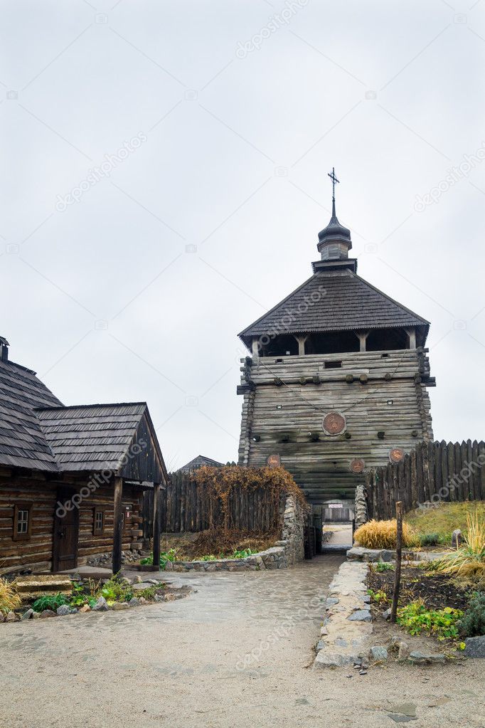 Fortified settlement Ukrainian Cossacks 16-18 centuries