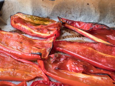 Közlenmiş Kırmızı biber