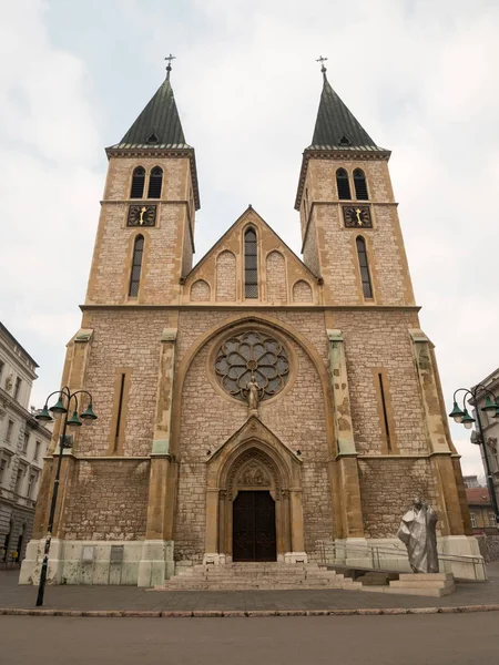 Kutsal Kalp Katedrali dış Saraybosna'da