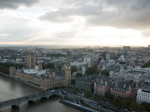 Palacio de Westminster vista aérea — Foto de Stock