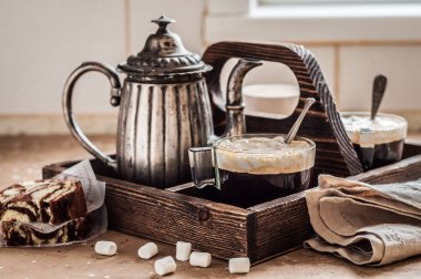 Marshmallow ile kahve