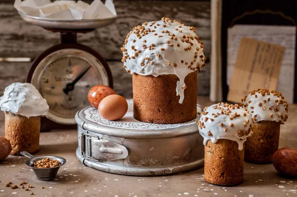 Ρωσικό πασχαλινό ψωμί, Kulich — Φωτογραφία Αρχείου