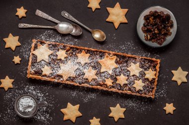 İngiliz Noel Kıyma Tart, Meyve Kıyma ile Shortcrust Pasta