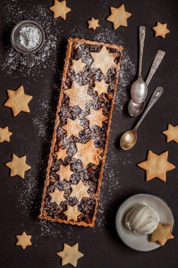 İngiliz Noel Kıyma Tart, Meyve Kıyma ile Shortcrust Pasta