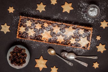 İngiliz Noel Kıyma Tart, Meyve Kıyma ile Shortcrust Pasta