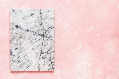 Pembe Beton Arkaplan Mermer Tahta, metin için boşluk kopyala