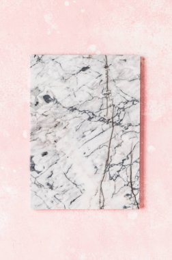 Pembe Beton Arkaplan Mermer Tahta, metin için boşluk kopyala