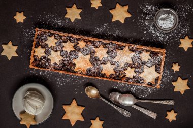 İngiliz Noel Kıyma Tart, Meyve Kıyma ile Shortcrust Pasta