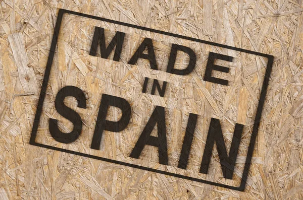 Gefertigt in Spanien — Stockfoto