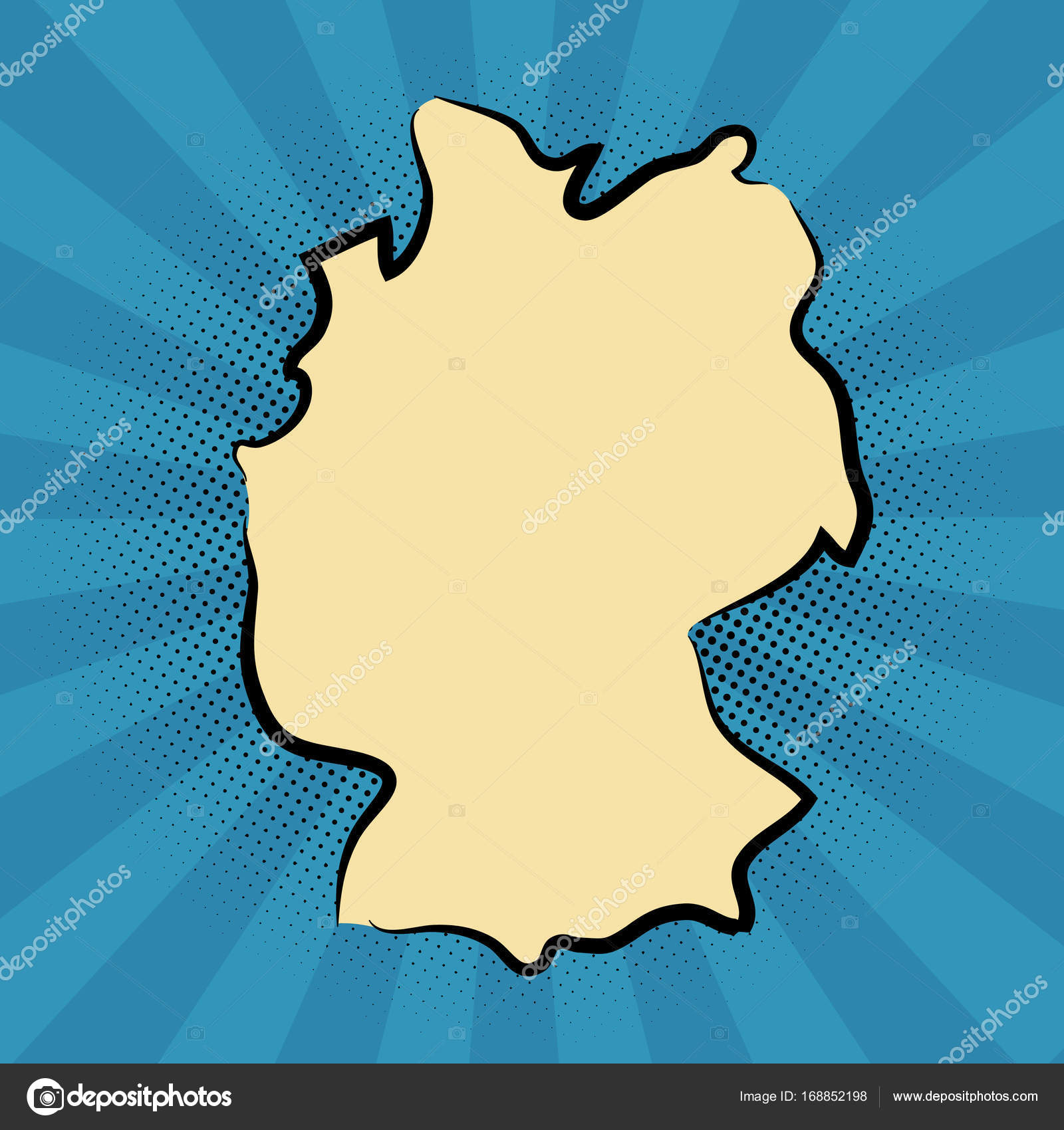 Retro deutschland karte — Stockvektor © mdesignstudio #168852198
